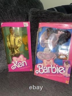 1987 VTG Perfume Pretty Barbie and Perfume Giving Ken African American AA Black