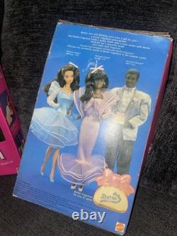 1987 VTG Perfume Pretty Barbie and Perfume Giving Ken African American AA Black