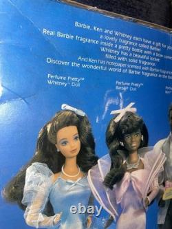 1987 VTG Perfume Pretty Barbie and Perfume Giving Ken African American AA Black