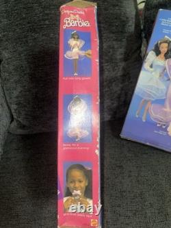 1987 VTG Perfume Pretty Barbie and Perfume Giving Ken African American AA Black