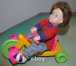 1990 Playground Kids Ricky Doll Bike Stand ERTL Toy Rare