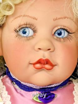 1996nPrecious Heirloom Dolls Fayzah Spanos 28 Skipper In Pink Dress With Tag