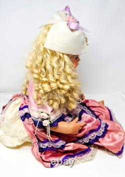 1996nPrecious Heirloom Dolls Fayzah Spanos 28 Skipper In Pink Dress With Tag