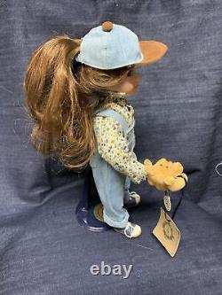 1999 Boyds Bear Yesterdays Child Paige With Spinner Around The World Doll 4807