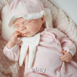 19.68 Inch Full Silicone Adorable Girl Doll Reborn Baby Lifelike Newborn Doll