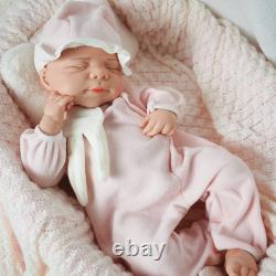 19.68 Inch Full Silicone Adorable Girl Doll Reborn Baby Lifelike Newborn Doll