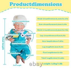 19.68'' silicone reborn doll handmade washable handicrafts gifts companionship