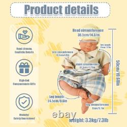19.68'' solid silicone doll silicone reborn doll silicone boy doll toys gifts