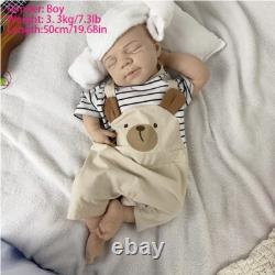 19.68'' solid silicone doll silicone reborn doll silicone boy doll toys gifts