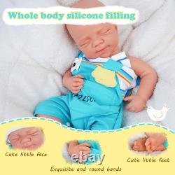 19.68'' solid silicone doll silicone reborn doll silicone boy doll toys gifts