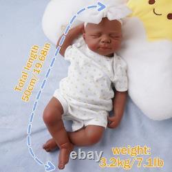 19.68in Reborn doll, silicone doll, handmade, Christmas gift, children's toys