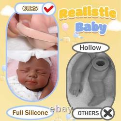 19.68in Reborn doll, silicone doll, handmade, Christmas gift, children's toys