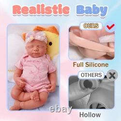 19.68in Reborn doll, silicone doll, handmade, Christmas gift, children's toys