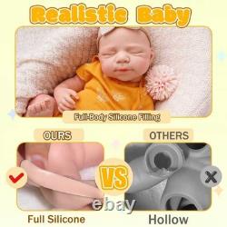 19.68in Reborn doll, silicone doll, handmade, Christmas gift, children's toys