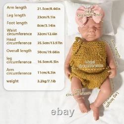19.68in Unpainted doll, silicone reborn doll, silicone doll handmade, toys, gifts