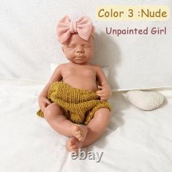 19.68in Unpainted doll, silicone reborn doll, silicone doll handmade, toys, gifts