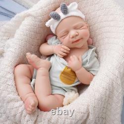 19.68in silicone boy doll reborn doll Christmas gift sleeping baby doll handmade