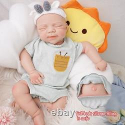 19.68in silicone boy doll reborn doll Christmas gift sleeping baby doll handmade