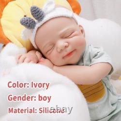 19.68in silicone boy doll reborn doll Christmas gift sleeping baby doll handmade