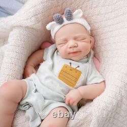 19.68in silicone boy doll reborn doll Christmas gift sleeping baby doll handmade
