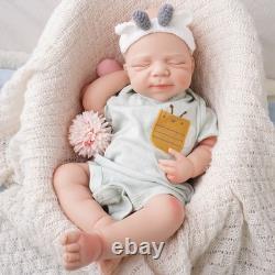 19.68in silicone boy doll reborn doll Christmas gift sleeping baby doll handmade