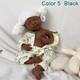 19.68in Silicone Doll Reborn Doll Christmas Gift Sleeping Baby Doll Handmade