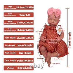 19.69'' Reborn doll, silicone doll, handmade, crafts, children's toys, gifts