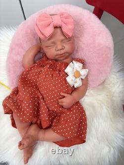 19.69'' Reborn doll, silicone doll, handmade, crafts, children's toys, gifts