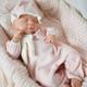 19.6'' Floppy Silicone Reborn Baby Newborn Vivid Silicone Girl Kids Gift