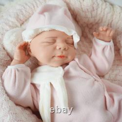 19.6'' Floppy Silicone Reborn Baby Newborn Vivid Silicone Girl Kids Gift