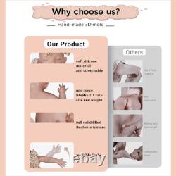 19.6'' Floppy Silicone Reborn Baby Newborn Vivid Silicone Girl Kids Gift
