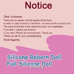 19.88'' solid silicone doll silicone reborn doll silicone girl doll toys gifts