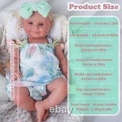 19.88in silicone doll silicone reborn doll handmade whshable toys gifts crafts