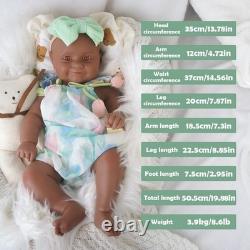19.88in silicone doll silicone reborn doll handmade whshable toys gifts crafts