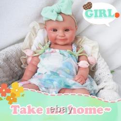 19.88in silicone doll silicone reborn doll handmade whshable toys gifts crafts