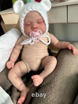 19 Baby Reborn Doll Weighted Limbs Newborn Realistic Boy Girl Handmade Toy Gift