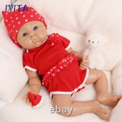 19'' Brown Silicone Baby Girl Full Silicone Reborn Baby Doll Infant