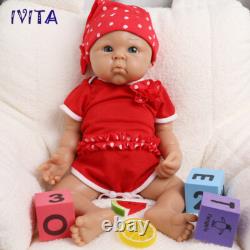 19'' Brown Silicone Baby Girl Full Silicone Reborn Baby Doll Infant