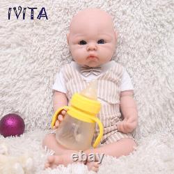 19 Chubby Baby Boy Full Body Silicone Lifelike Reborn Baby Doll Xmas Gifts