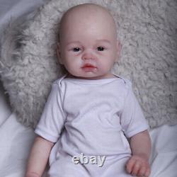 19 Newborn Boy Handmake Silicone Reborn Baby Dolls Open Eyes Doll Xmas Gifts