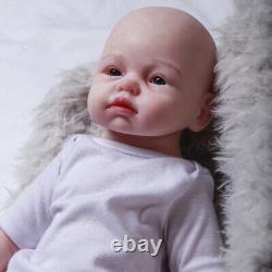 19 Newborn Boy Handmake Silicone Reborn Baby Dolls Open Eyes Doll Xmas Gifts