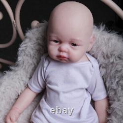 19 Newborn Boy Handmake Silicone Reborn Baby Dolls Open Eyes Doll Xmas Gifts
