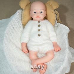 19 Newborn Boy Handmake Silicone Reborn Baby Dolls Open Eyes Doll Xmas Gifts