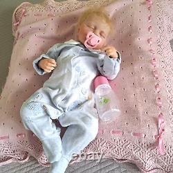 19 Reborn Baby Dolls Vinyl Silicone Realistic Handmade Soft Newborn Doll Gift