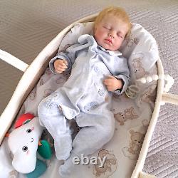 19 Reborn Baby Dolls Vinyl Silicone Realistic Handmade Soft Newborn Doll Gift