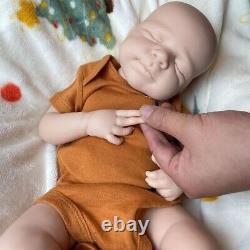 19 Soft Blank Silicone Reborn Baby Unpainted Realistic Silicone Doll boy 7.2lb