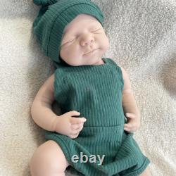 19 Soft Blank Silicone Reborn Baby Unpainted Realistic Silicone Doll boy 7.2lb