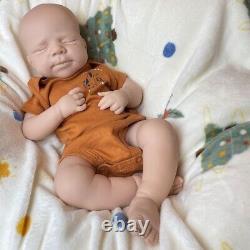 19 Soft Blank Silicone Reborn Baby Unpainted Realistic Silicone Doll boy 7.2lb