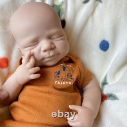 19 Soft Blank Silicone Reborn Baby Unpainted Realistic Silicone Doll boy 7.2lb