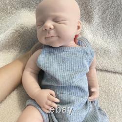 19 Soft Blank Silicone Reborn Baby Unpainted Realistic Silicone Doll boy 7.2lb